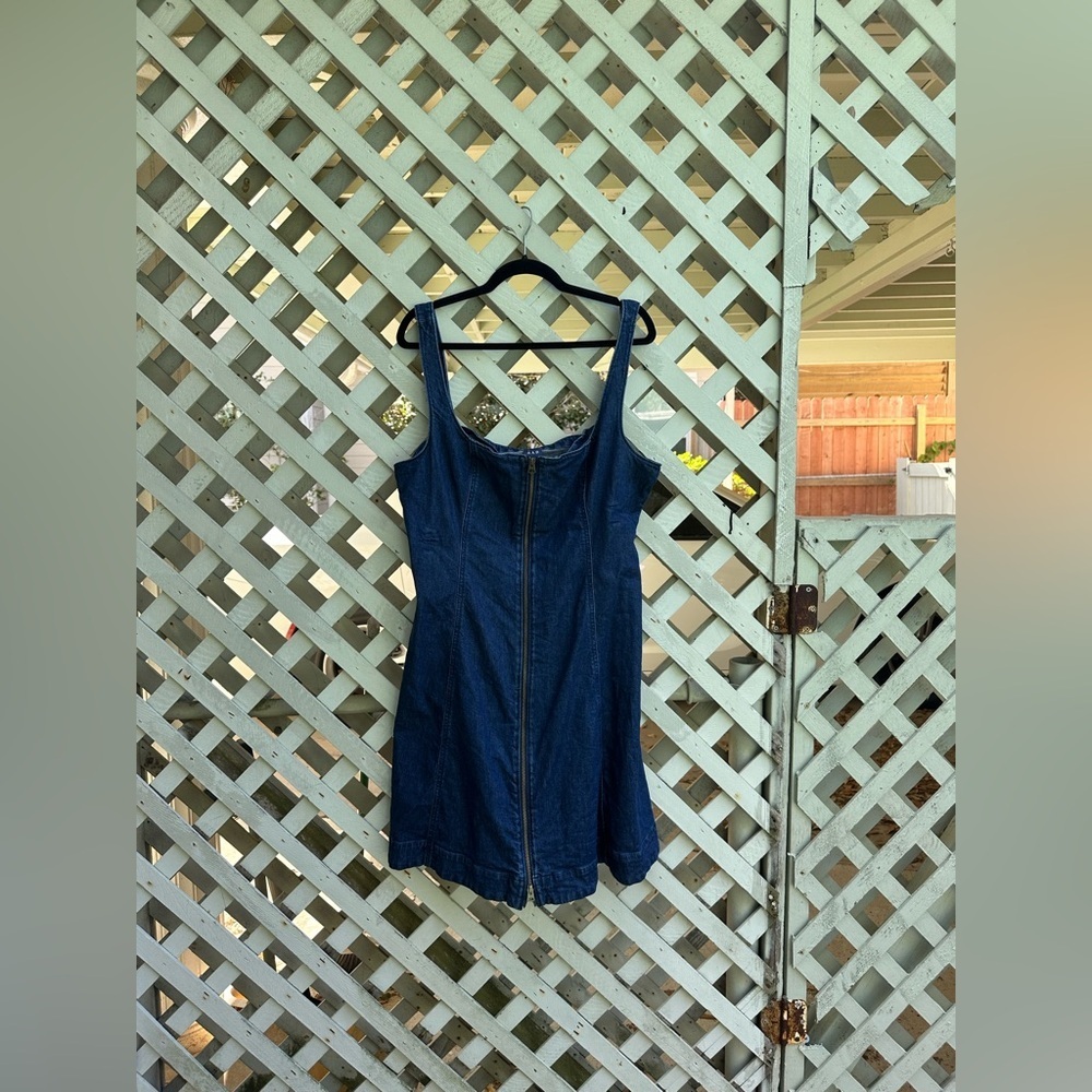Gap Denim Zip-Front Mini Dress - Picture 5 of 7
